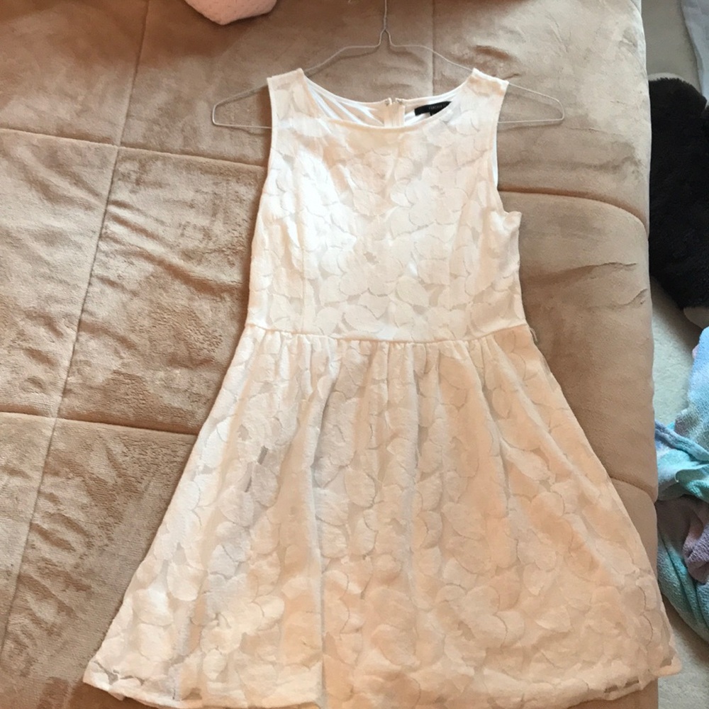 White lace dress